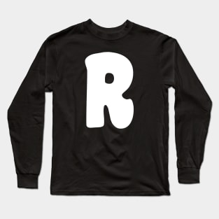 Letter R Long Sleeve T-Shirt